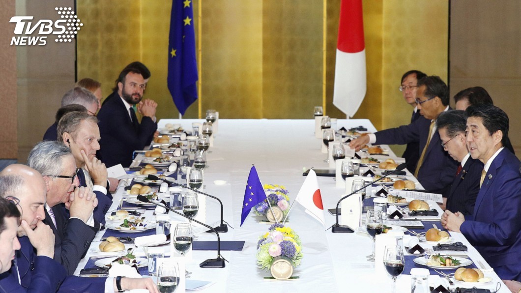 放寬管制日本產食品 安倍與歐盟領袖會談達協議