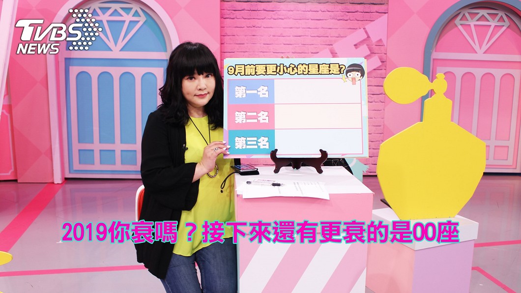 唐綺陽預測2019下半年運勢。圖/TVBS《女人我最大》