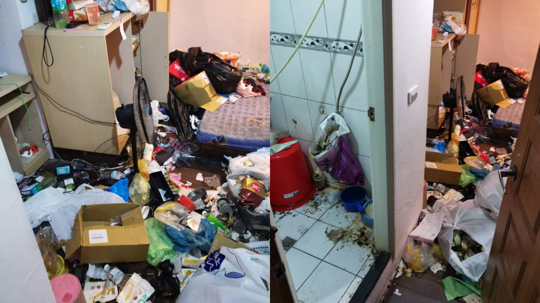 屎炸滿房間!惡房客留下超噁套房 她崩潰:地板吸滿尿