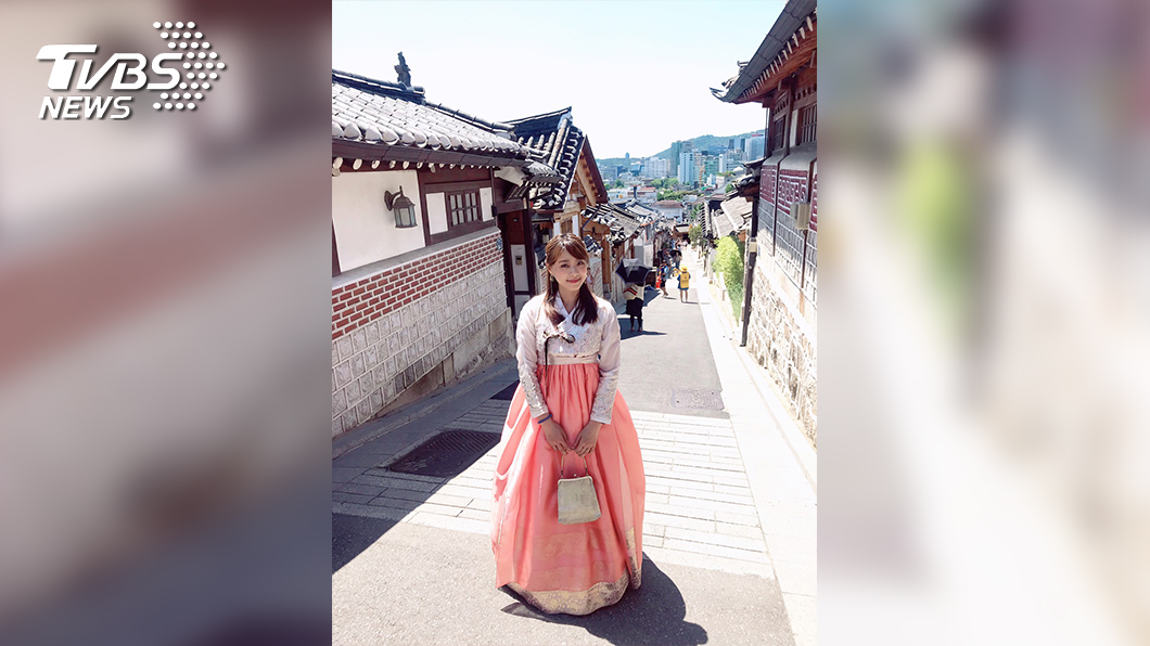 主播黃星樺遊韓國 穿韓服被民眾搶拍