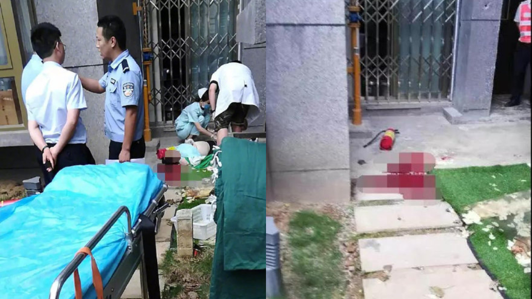 遭滅火器爆頭!母子走在社區花園 下一秒腦漿流滿地