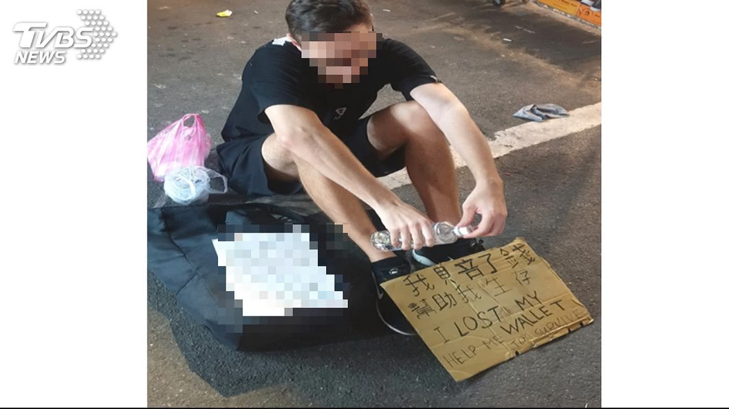 掉錢包外籍男蹲夜市求助 險遭誤會詐騙