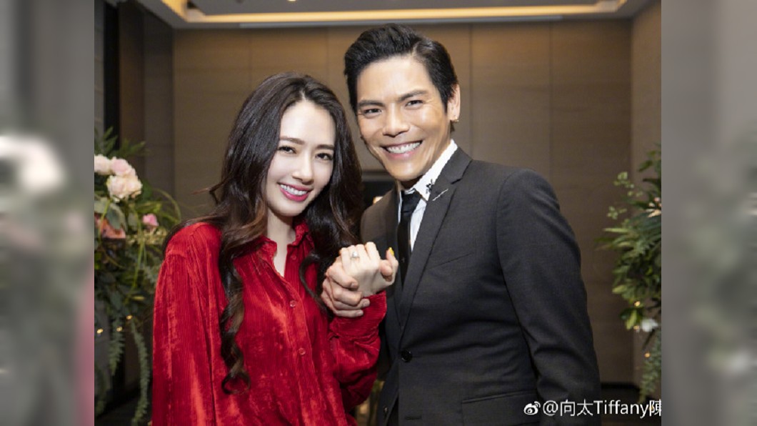 向佐與郭碧婷預計年內成婚。圖／翻攝向太Tiffany陳嵐微博