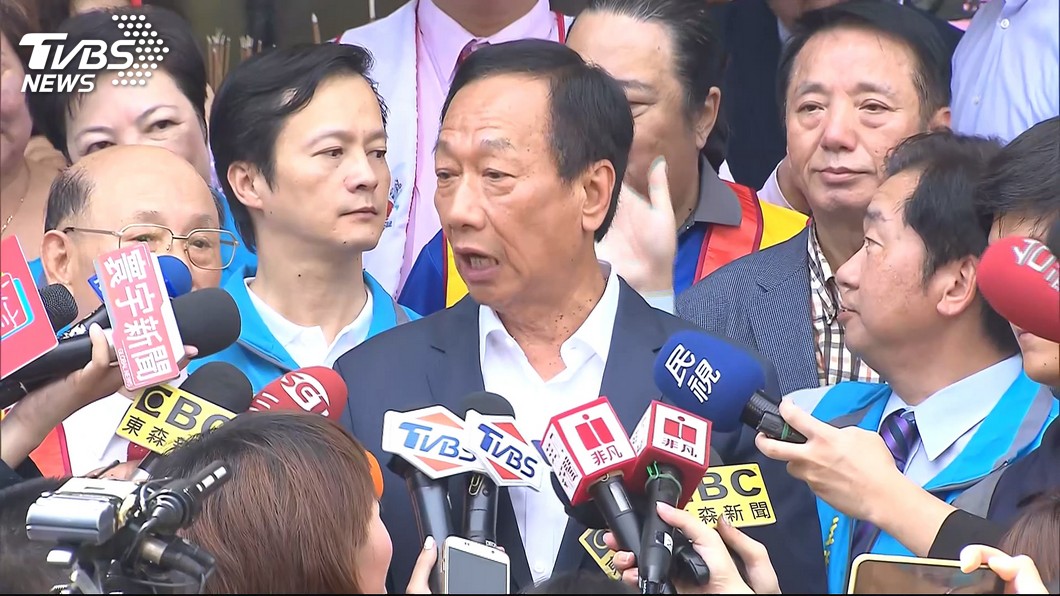 媒體指民調落後韓國瑜 郭台銘:我絕對不相信