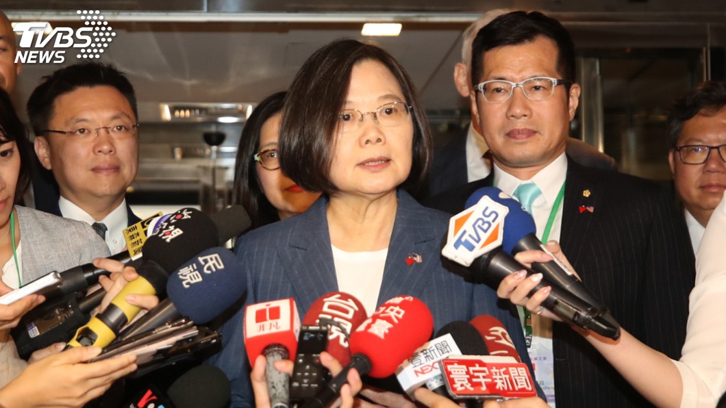 陸嗆制裁對台軍售美企 蔡英文:不需要鄰居說三道四