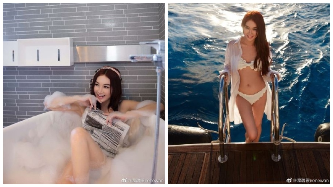 溫碧霞駐顏有術且身材火辣。(圖/翻攝自微博)
