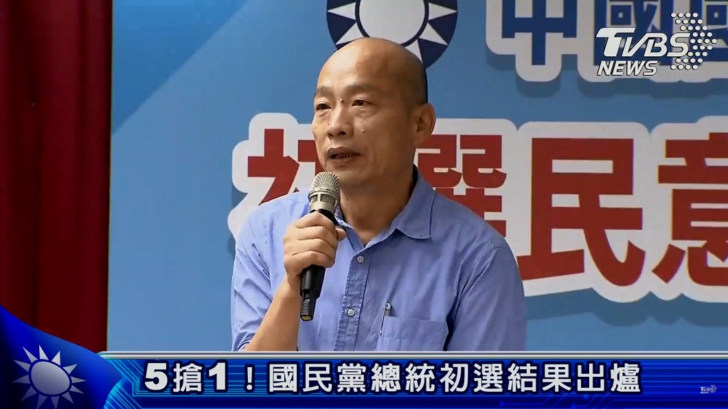 初選大勝!韓國瑜「無比沉重」:沒有一絲一毫喜悅
