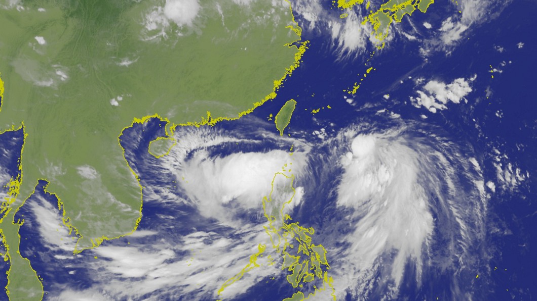 颱風丹娜絲分裂 高層雲系可能成熱帶低壓