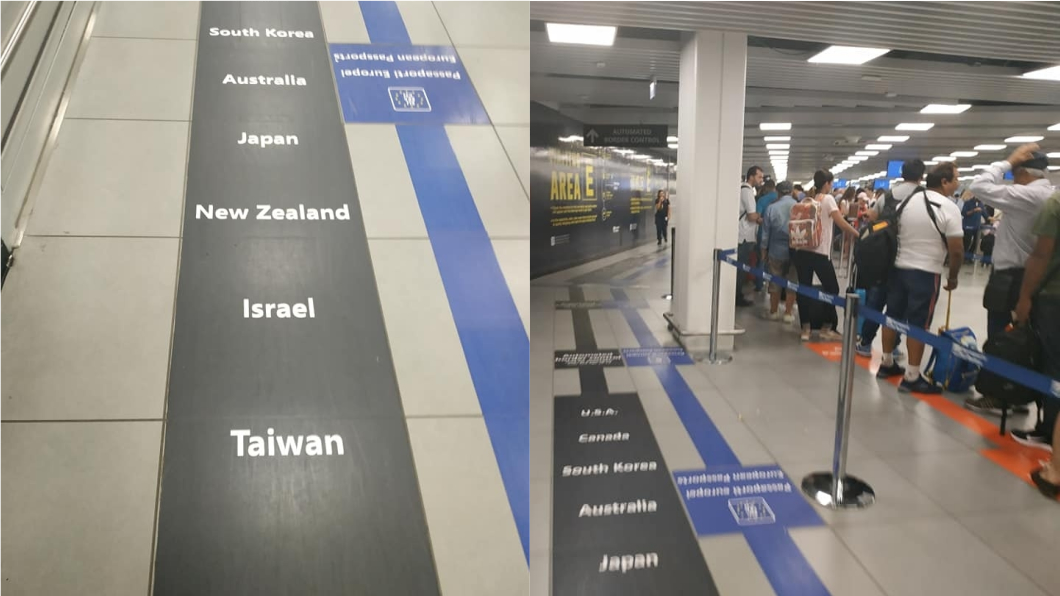 網友分享自己在羅馬走快速通關經驗。圖／翻攝自喬濱林臉書