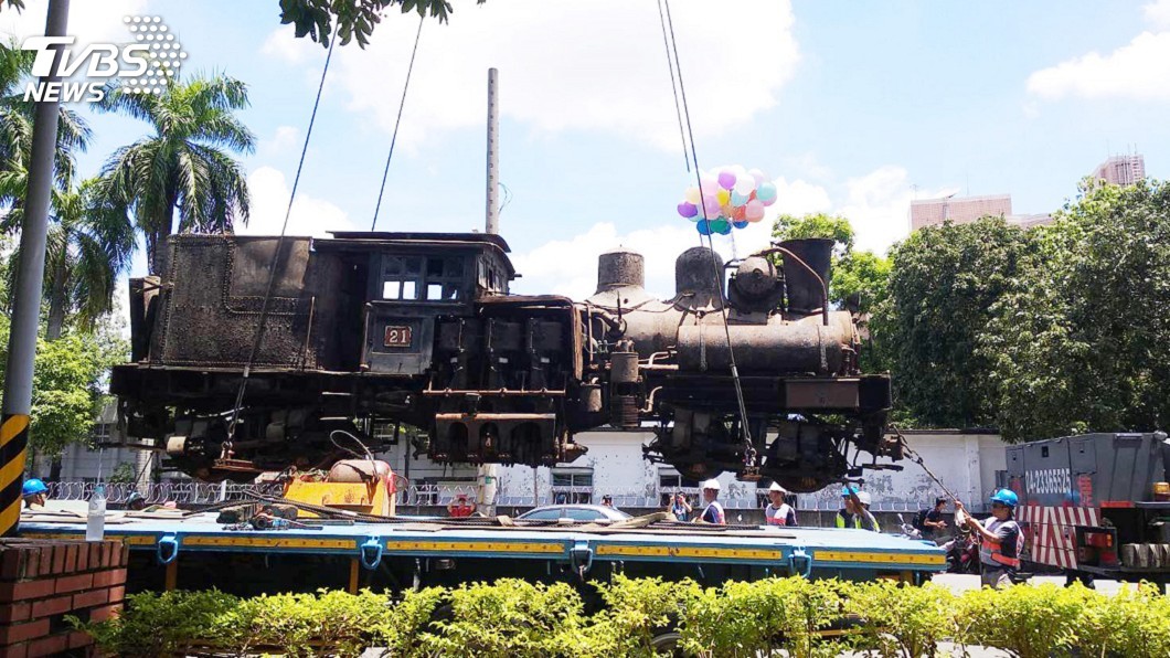 出借展示44年　阿里山蒸汽火車回娘家