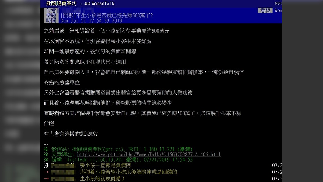 圖／翻攝自PTT