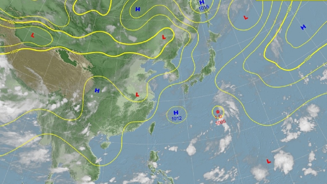 悶熱高溫午後陣雨 百合颱風對台影響低