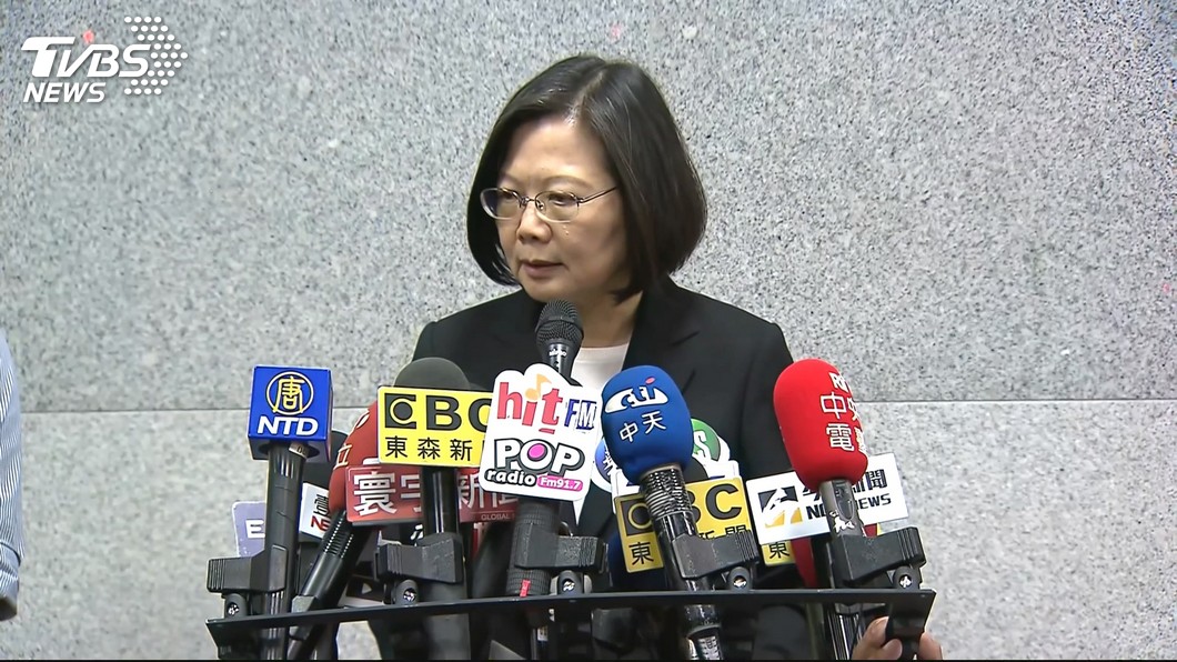 籲港府回應民主承諾 蔡總統:不該對人民開槍