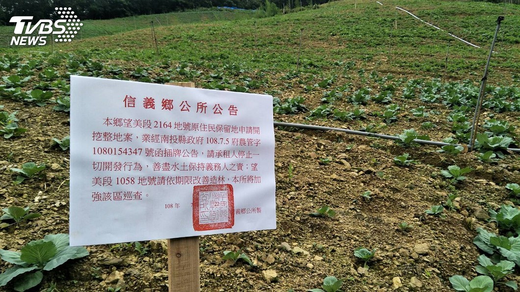 南投信義原民地遭濫墾　罰12萬元限期回復