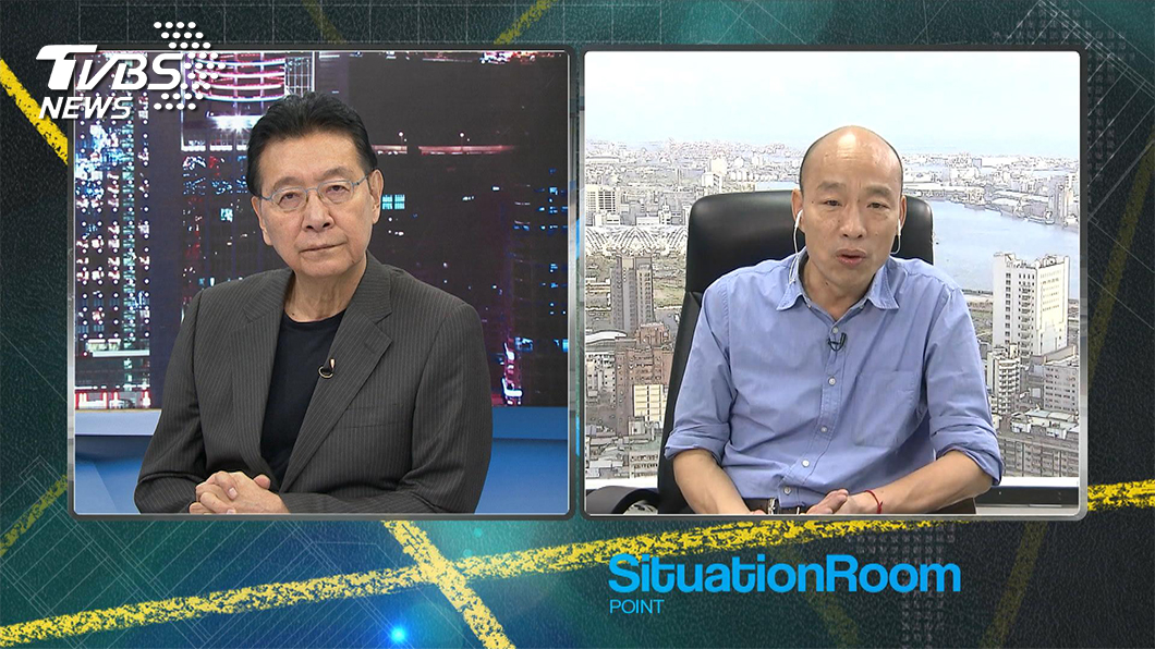 TVBS《少康戰情室》專訪高雄市長韓國瑜。（圖／TVBS）