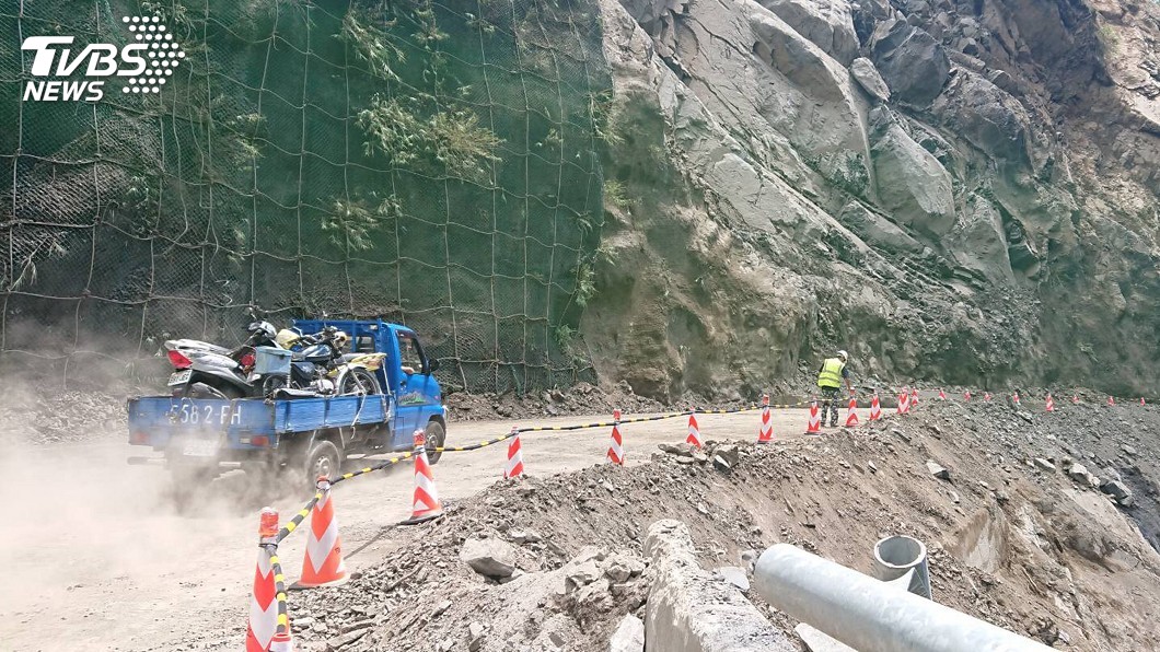 桃園市復興區台7線坍方搶通　開放小車通行
