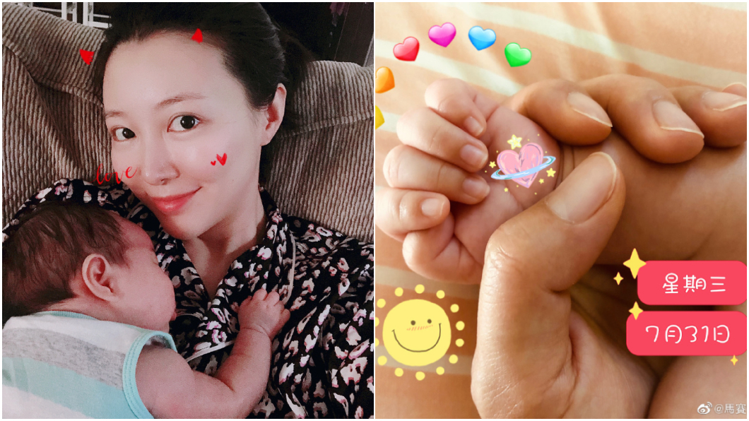 馬賽曬女兒照片。圖／翻攝馬賽Sire微博