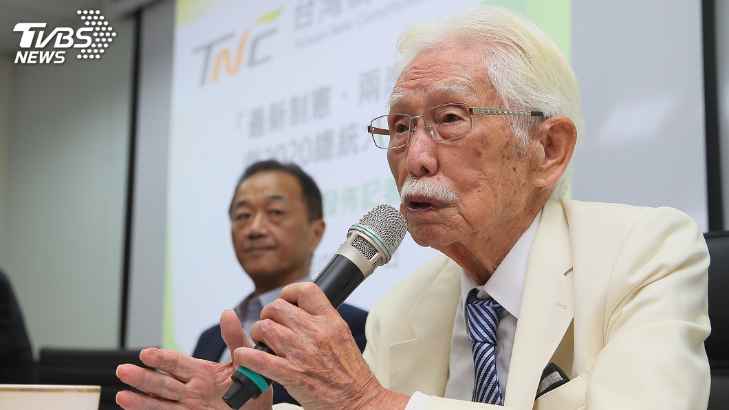 表態全力支持蔡總統 辜寬敏喊話:盼「蔡賴配」
