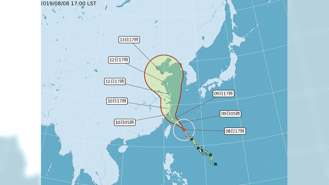 【最後更新】強颱利奇馬來襲! 全台縣市停班課看這裡