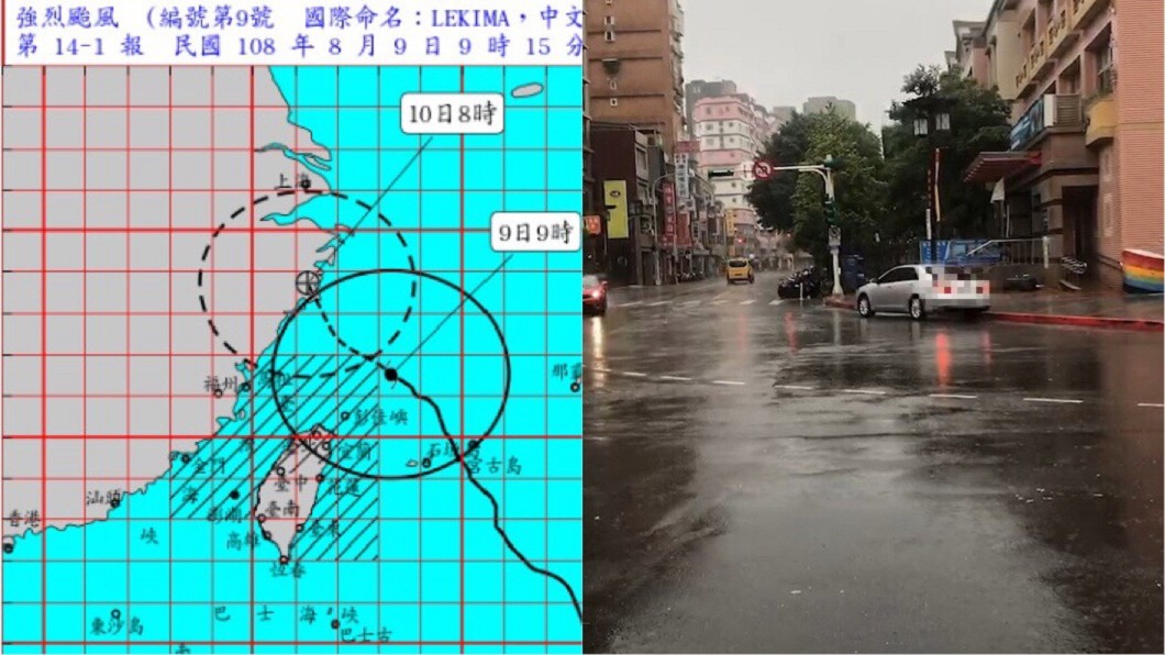 強颱來襲下毛毛雨？台北人「假放得有點心虛」台中人崩潰