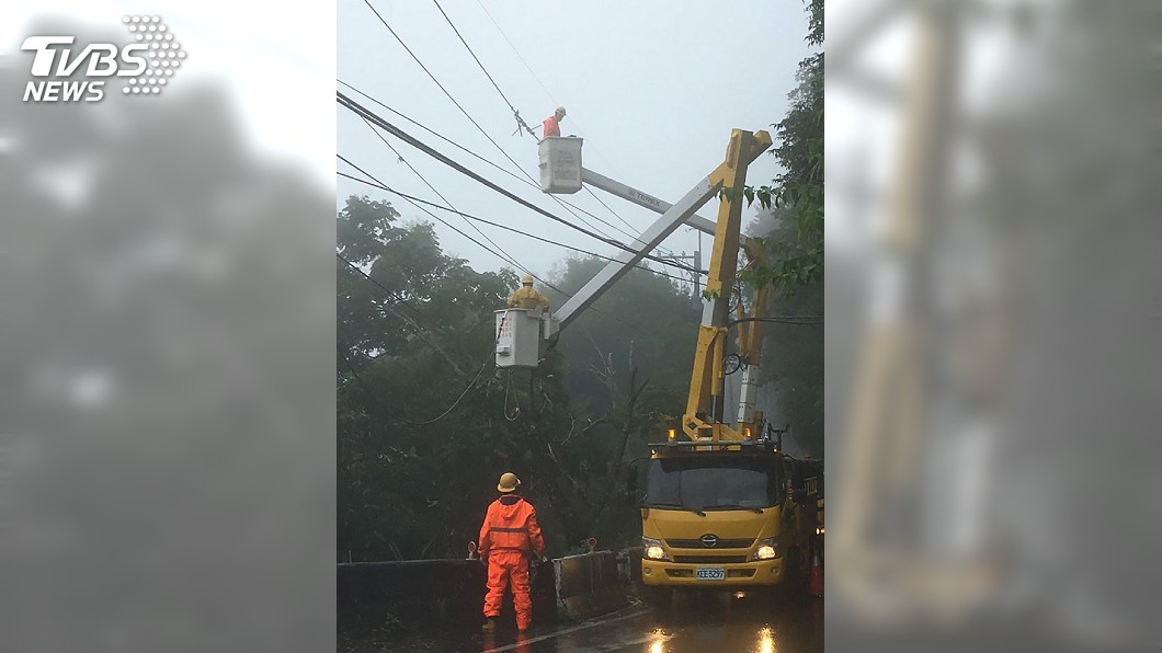 颱風利奇馬來襲 桃園1萬8千戶停電陸續恢復