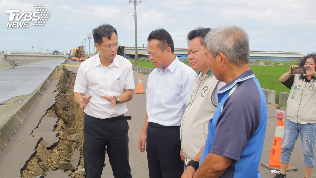 嘉縣防汛道路坍陷　翁章梁：盡速檢討改善