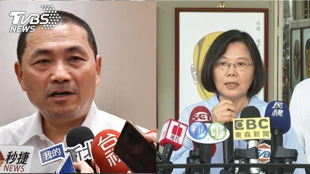就是沒到新北！蔡英文赴桃竹視察　侯友宜嘆：我會承擔一切