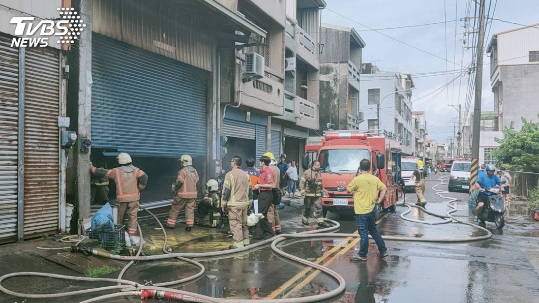 台南民宅火警　獨居男疑縱火燒屋