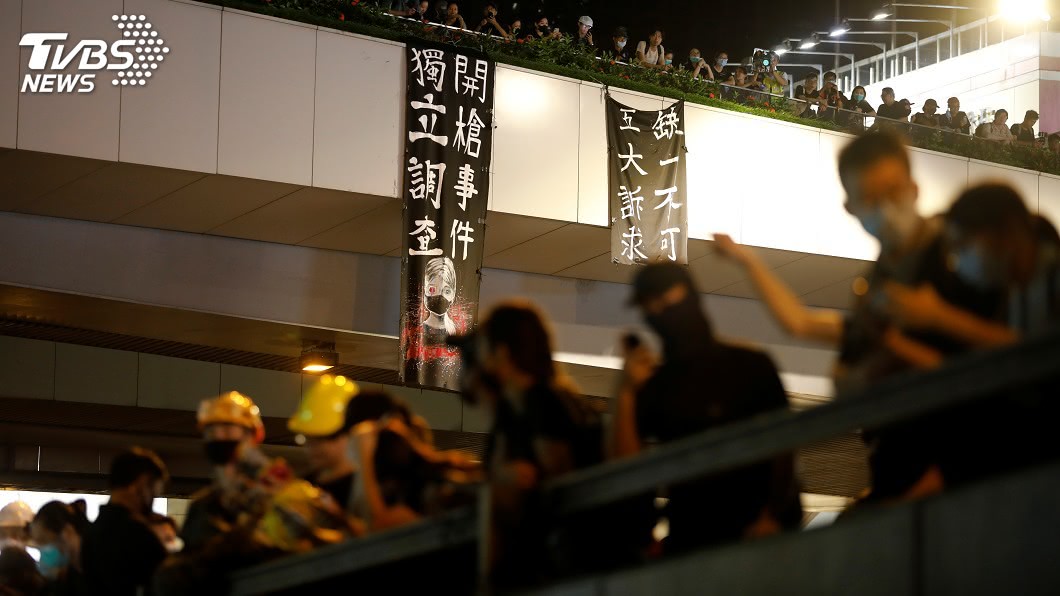 澳門聲援「反送中」行動　遭警方強力排除