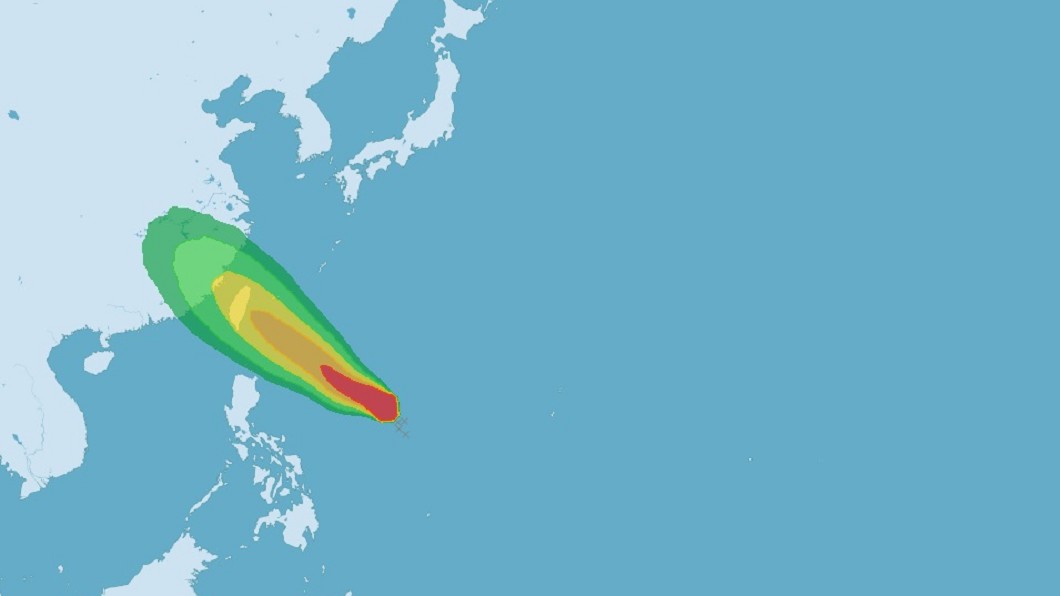 颱風白鹿直撲台灣 氣象局估23日發布海上警報
