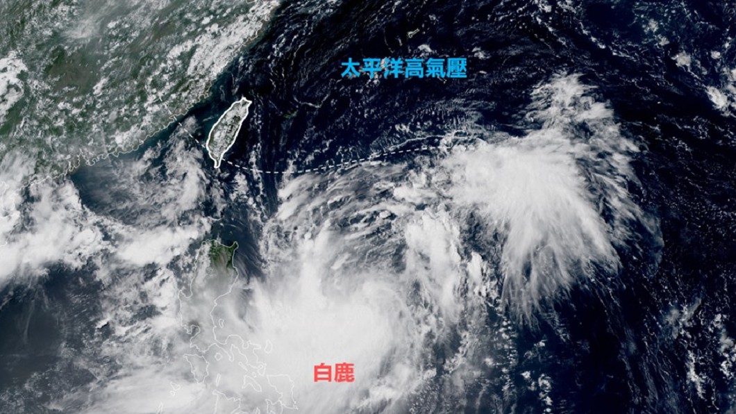 衛星雲圖。圖／翻攝自台灣颱風論壇｜天氣特急臉書