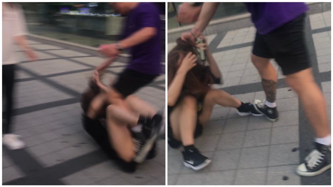 Miyurin只是拒絕了對方的搭訕，男子竟惱羞成怒動手打人。(圖／翻攝自推特)