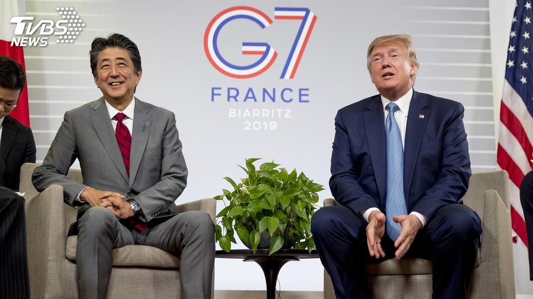川普G7批南韓不聰明 安倍未發一語微笑以對