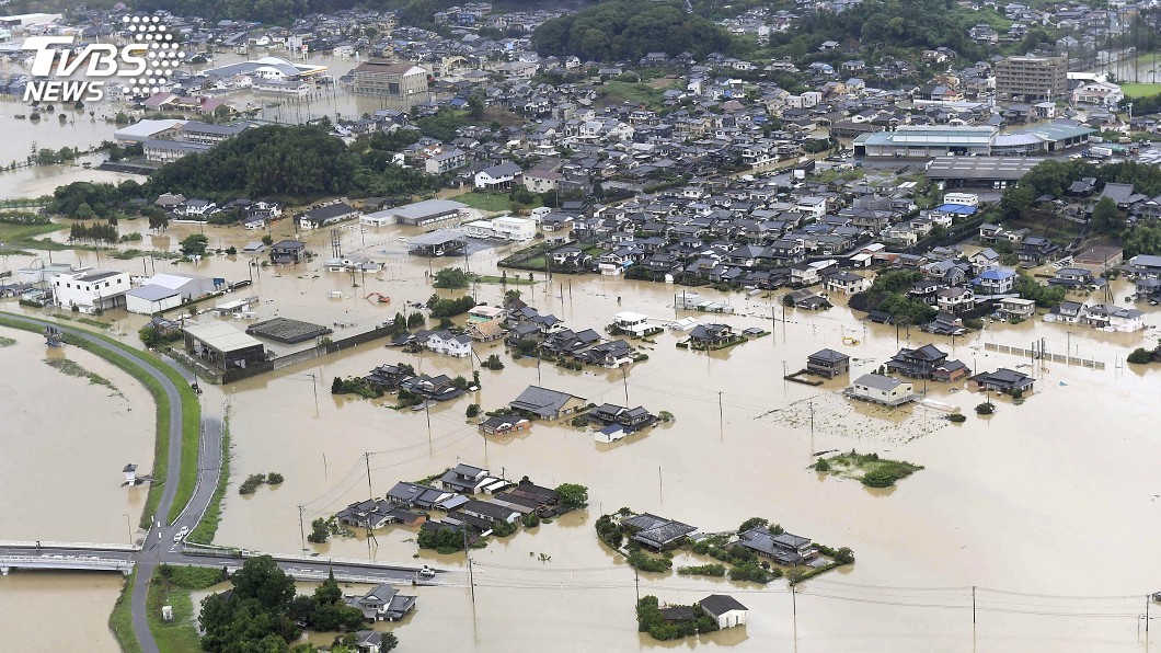 日本九州豪雨成災 籲73萬人撤離已知1死
