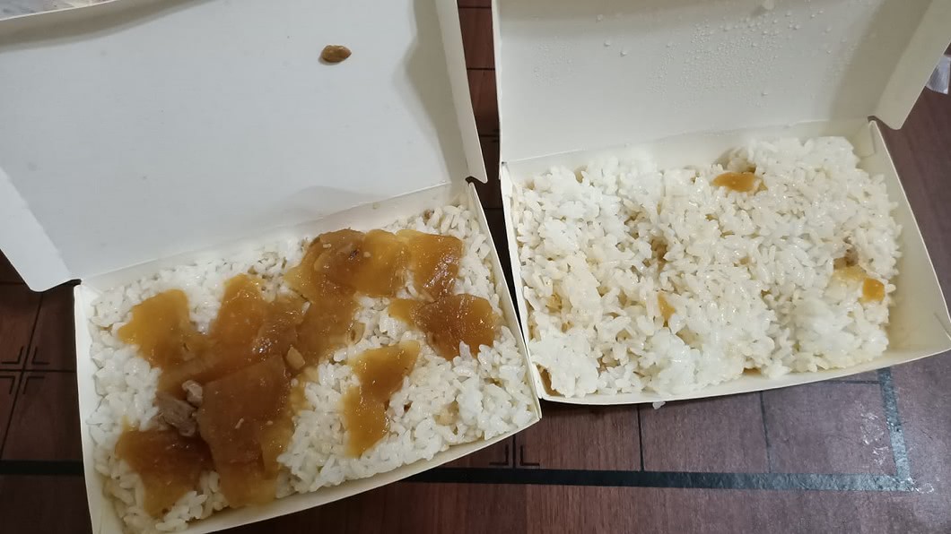 買肉汁淋白飯 她結帳得知「2盒100」傻了