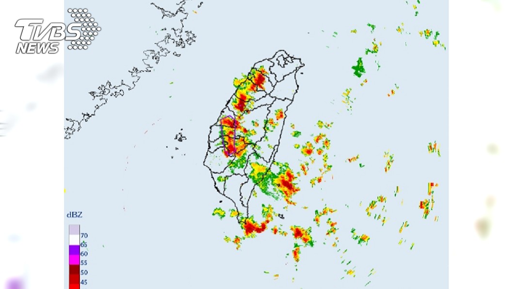 午後對流發展旺盛 2縣市大雨特報