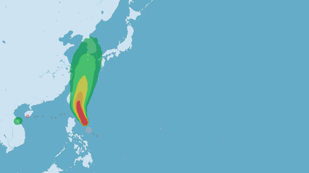「玲玲」颱風明晚雨炸東部！不排除發海警　下雨熱區看這