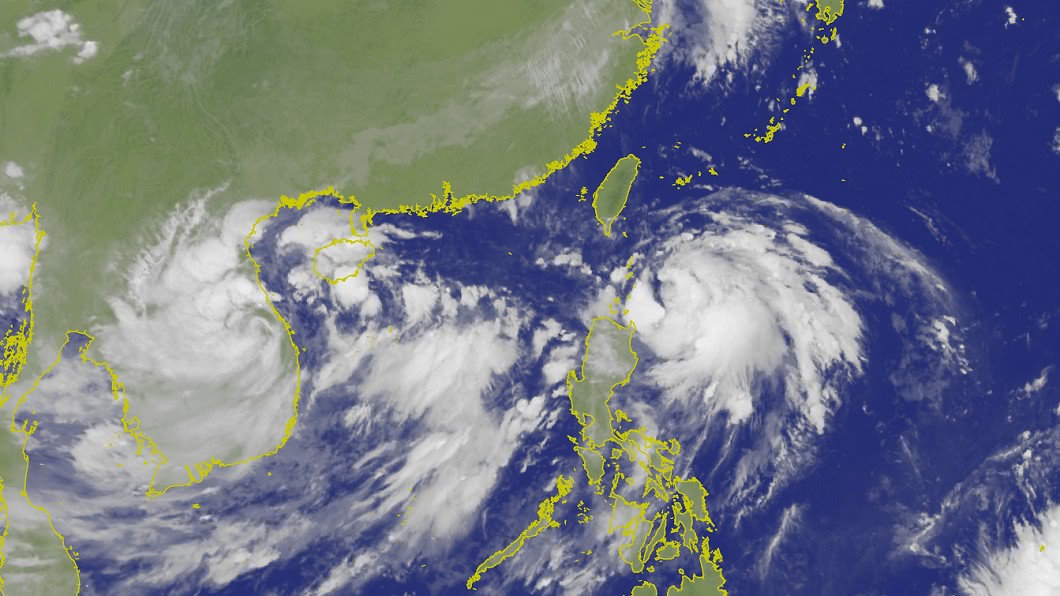 3日上午7時最新衛星雲圖。圖/翻攝中央氣象局
