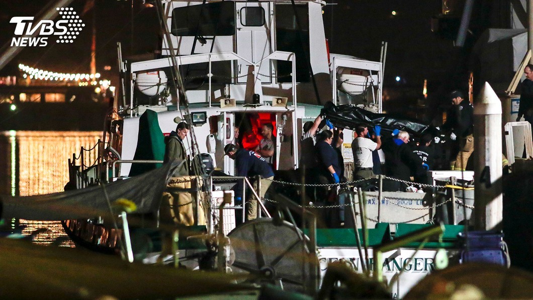 南加州外海火燒船 尋獲25具遺體9人失蹤