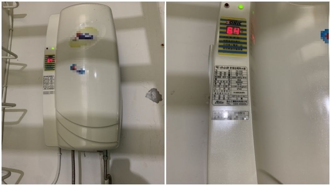 另外女網友的租屋處有1台電熱水器,網友們看到直呼這台才是耗電元凶。(圖/翻攝自mobile 01)