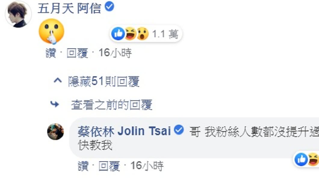 圖／翻攝自蔡依林臉書