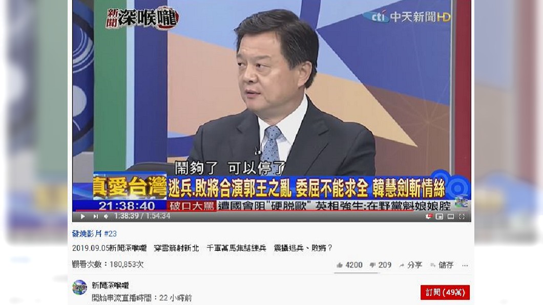 圖/翻攝自新聞深喉嚨 youtube頻道