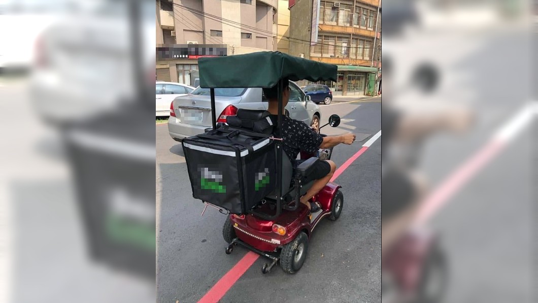最強外送員!她曝四輪車送餐背影 網噴淚:指定他送