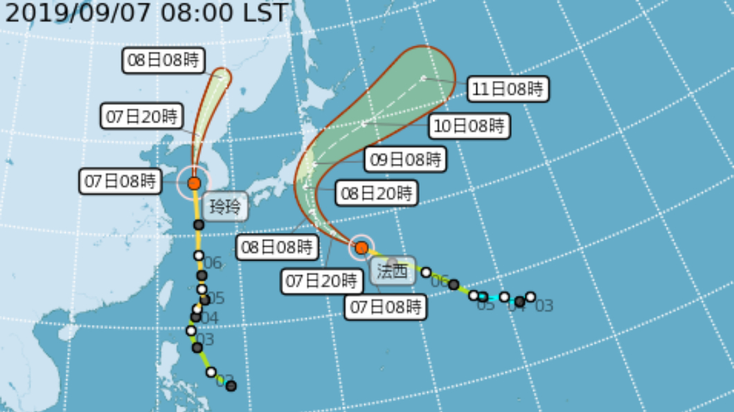 圖/翻攝自中央氣象局