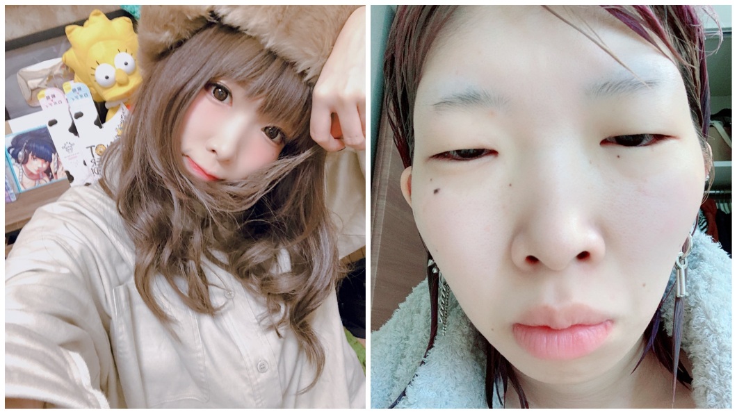 奇蹟的醜女!她靠神奇化妝術 驚人對比照吸百萬粉
