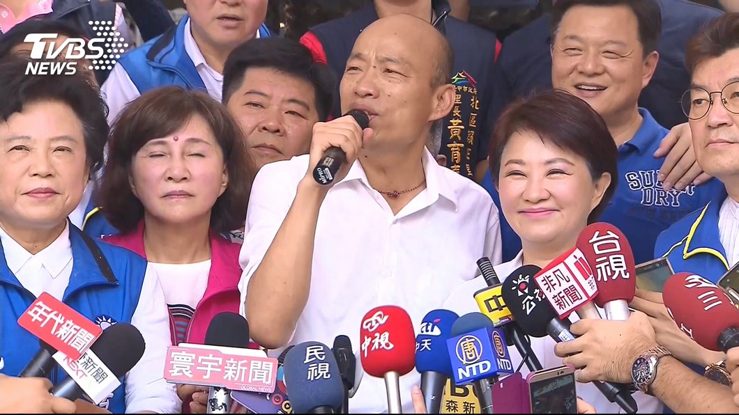 韓國瑜台中競總13日成立 邀請函洩盧秀燕接主委
