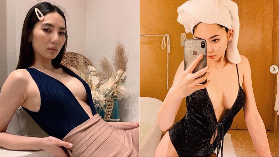 超狂！熱狗辣模女友穿「透膚泳褲」　三角洲現形網驚呆