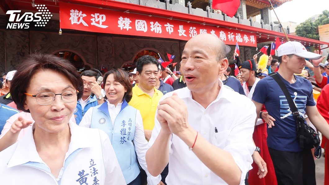 拜廟被嗆「落跑市長」 韓國瑜:廣納不同聲音