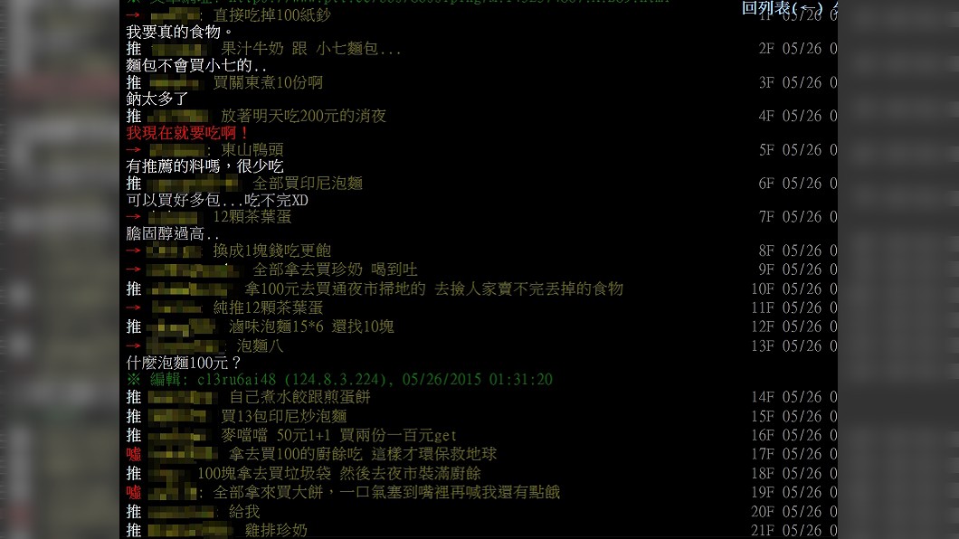 網友曝光各種神級組合。圖/翻攝自PTT