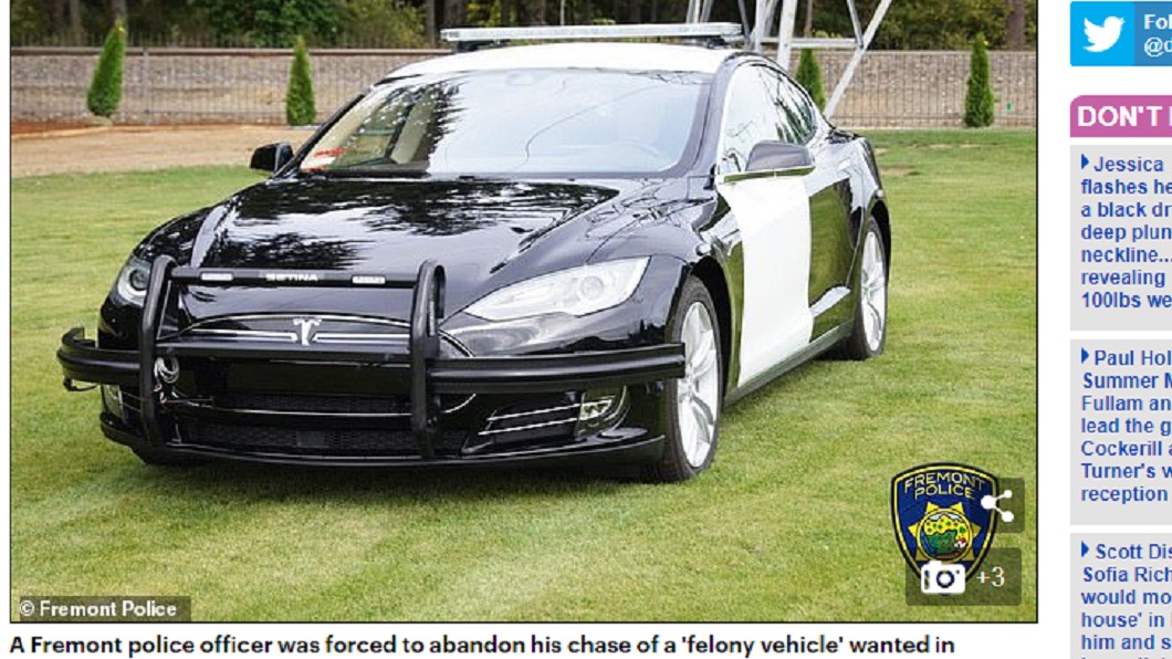 警飛車抓賊失敗！車速從192公里歸零　原因曝：車沒電